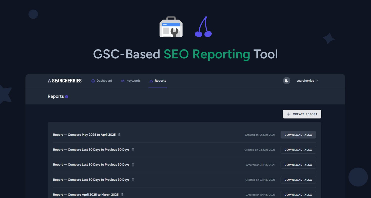 Free SEO Reporting Tool